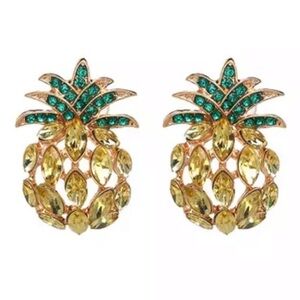 NWT Pineapple Stone Statement Earrings - Various - Your Pick! 🍍